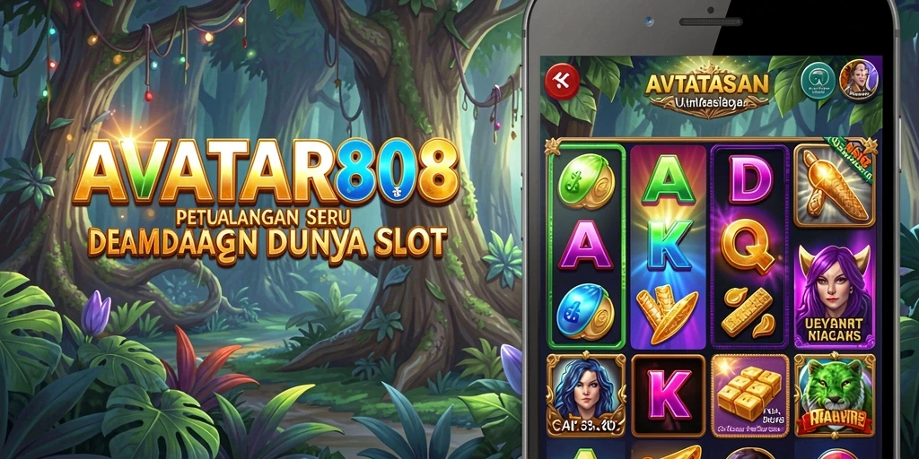 Tampilan gameplay yang menarik dari AVATAR808 saat memutar gulungan slot.