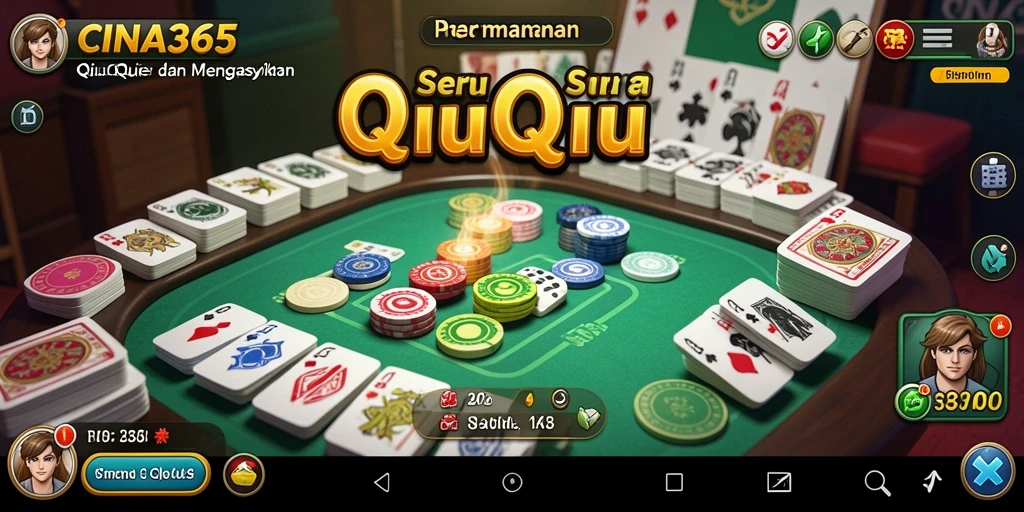 Screenshot gameplay QiuQiu di CINA365 yang seru dan interaktif.