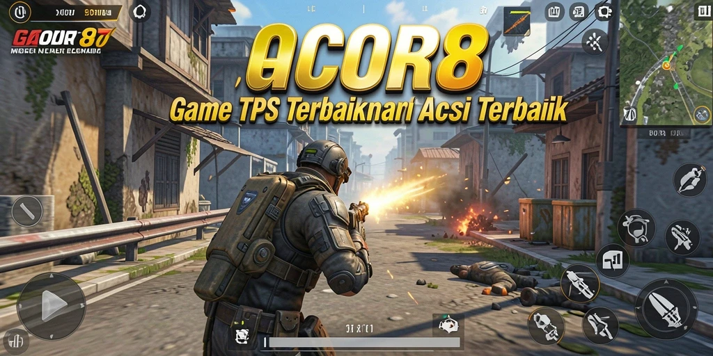 Screenshot GACOR88 menampilkan aksi tembak-menembak yang seru di berbagai lokasi.