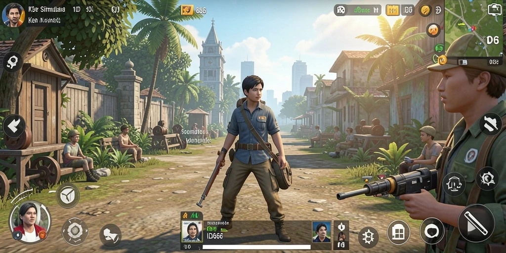 Tampilan gameplay menarik dari ID66 dengan grafik yang menakjubkan.
