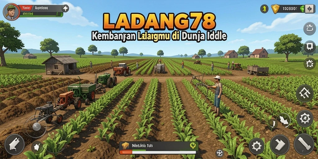 Tampilan gameplay LADANG78 yang menarik dan penuh warna.