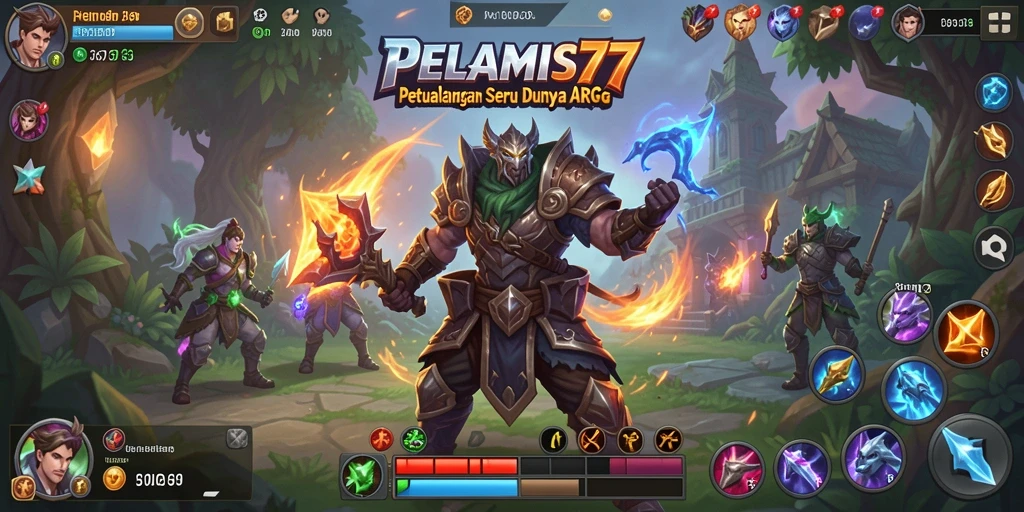 Gameplay seru PELAMIS77 dalam aksi petualangan ARPG.