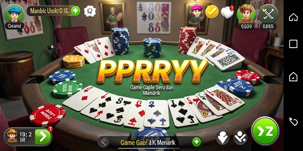 Screenshot gameplay Gaple dengan tampilan menarik di PPRRYY.