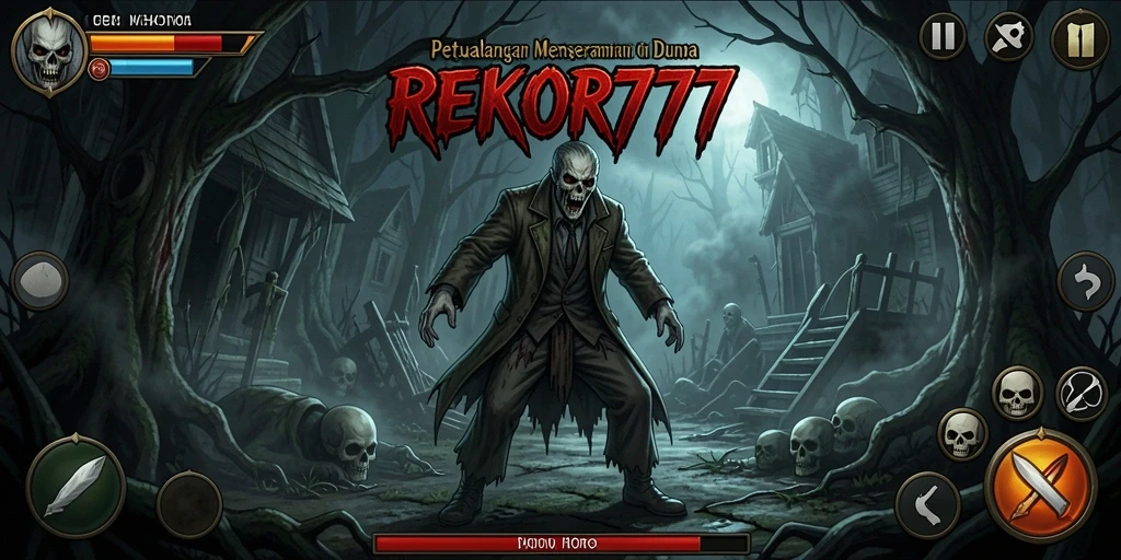 Tampilan gameplay menyeramkan dari REKOR777 yang memikat.