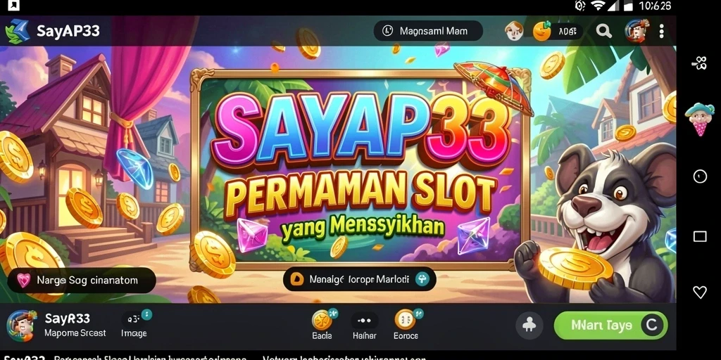 Tampilan gameplay seru dan dinamis di SAYAP33.