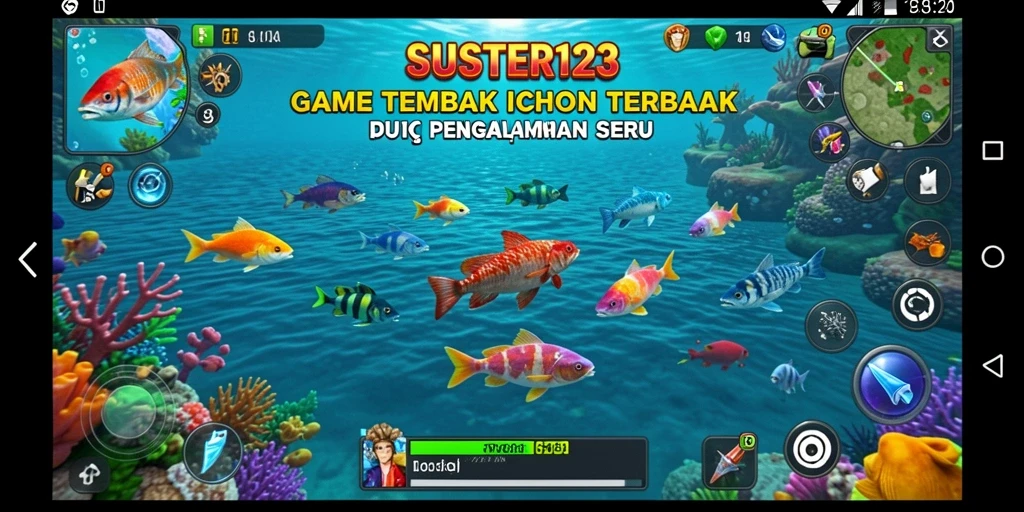 Gameplay seru SUSTER123 dengan ala tembak ikan.