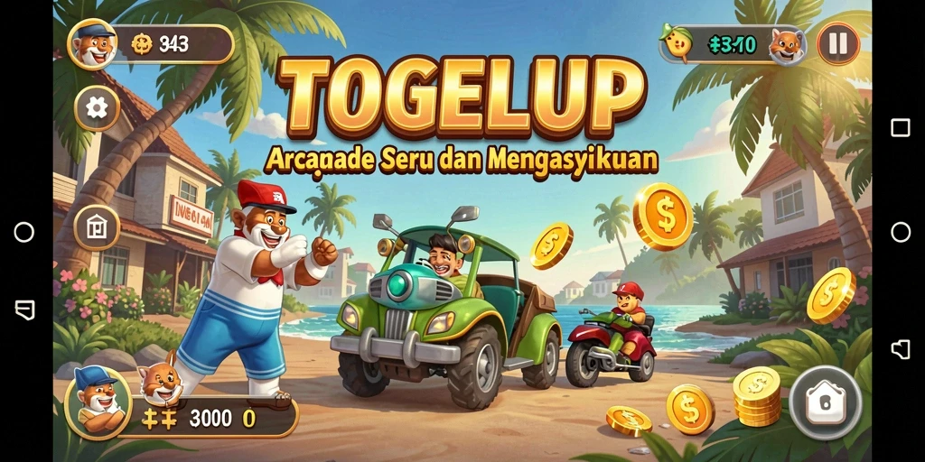 Screenshot gameplay TOGELUP menampilkan aksi seru dan grafis menarik.